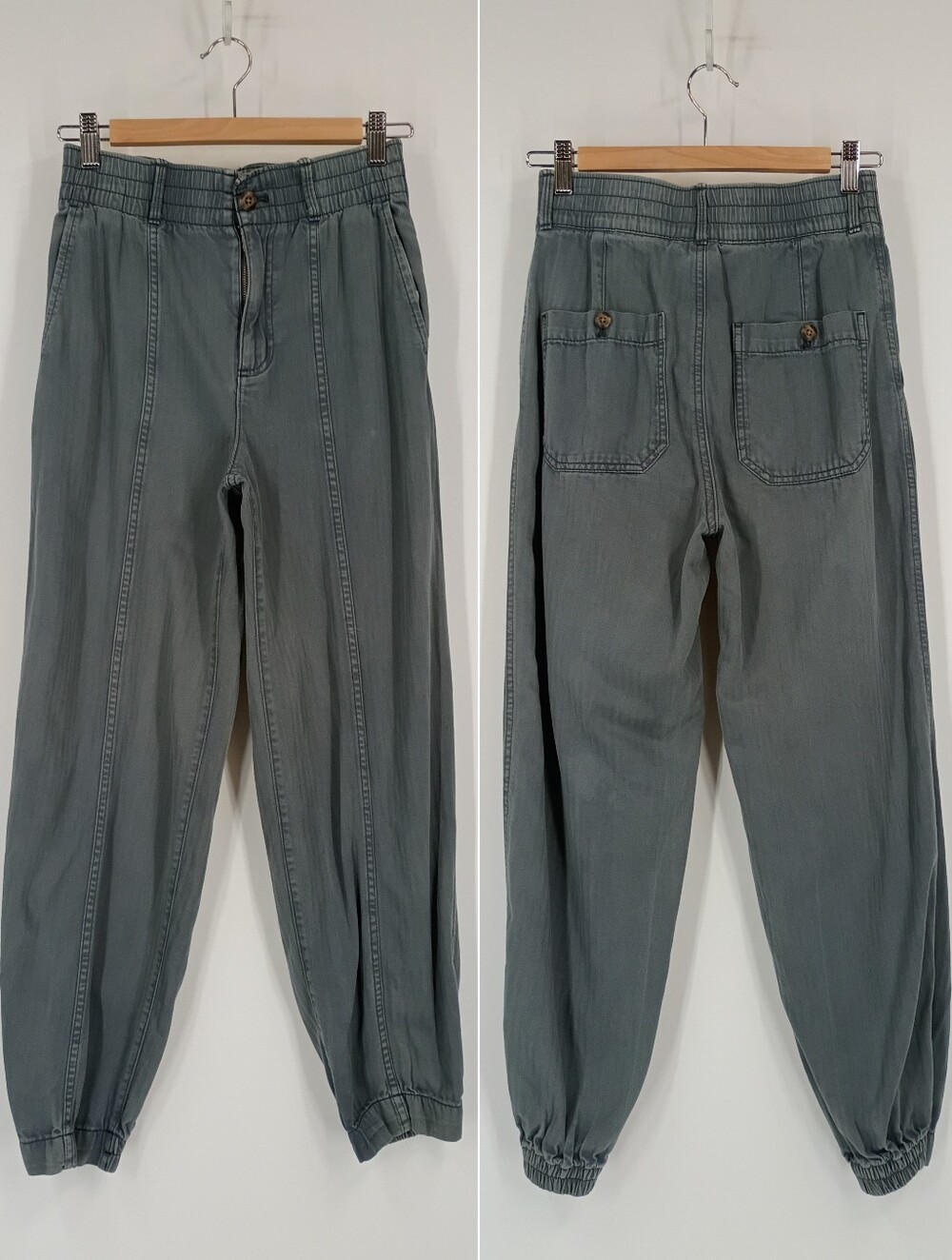 Gap High Rise Barrel Jogger Pants